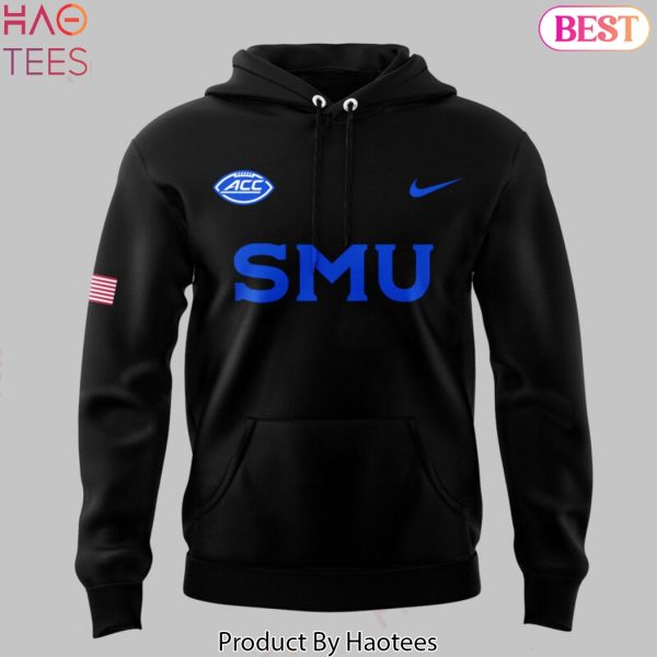 SMU Mustangs Football For Fans Design Hoodie – Black