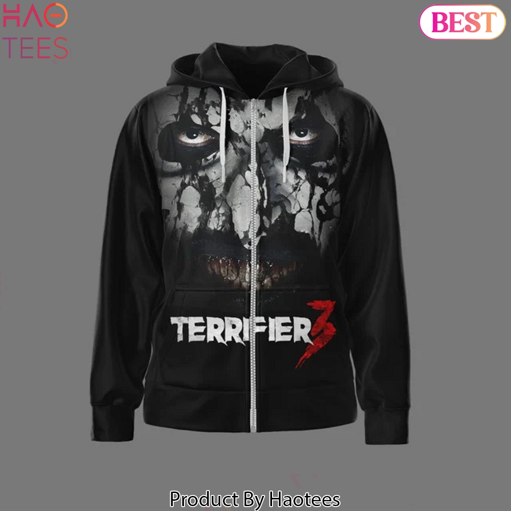 Terrifier 3 Art Never Gose Out Of Style Zip Hoodie Terrifier 3 Art Never Gose Out Of Style Zip Hoodie