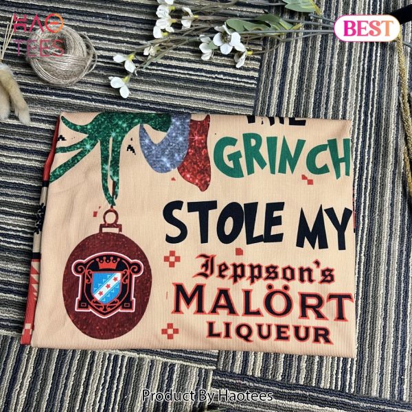 The Grinch Stole Jeppson Malort Ugly Christmas Sweater