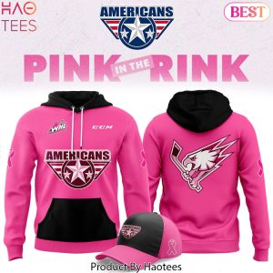 Tri-City Americans X Pink In The Rink 2024 Design Hoodie