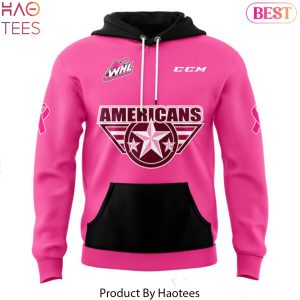Tri-City Americans X Pink In The Rink 2024 Design Hoodie
