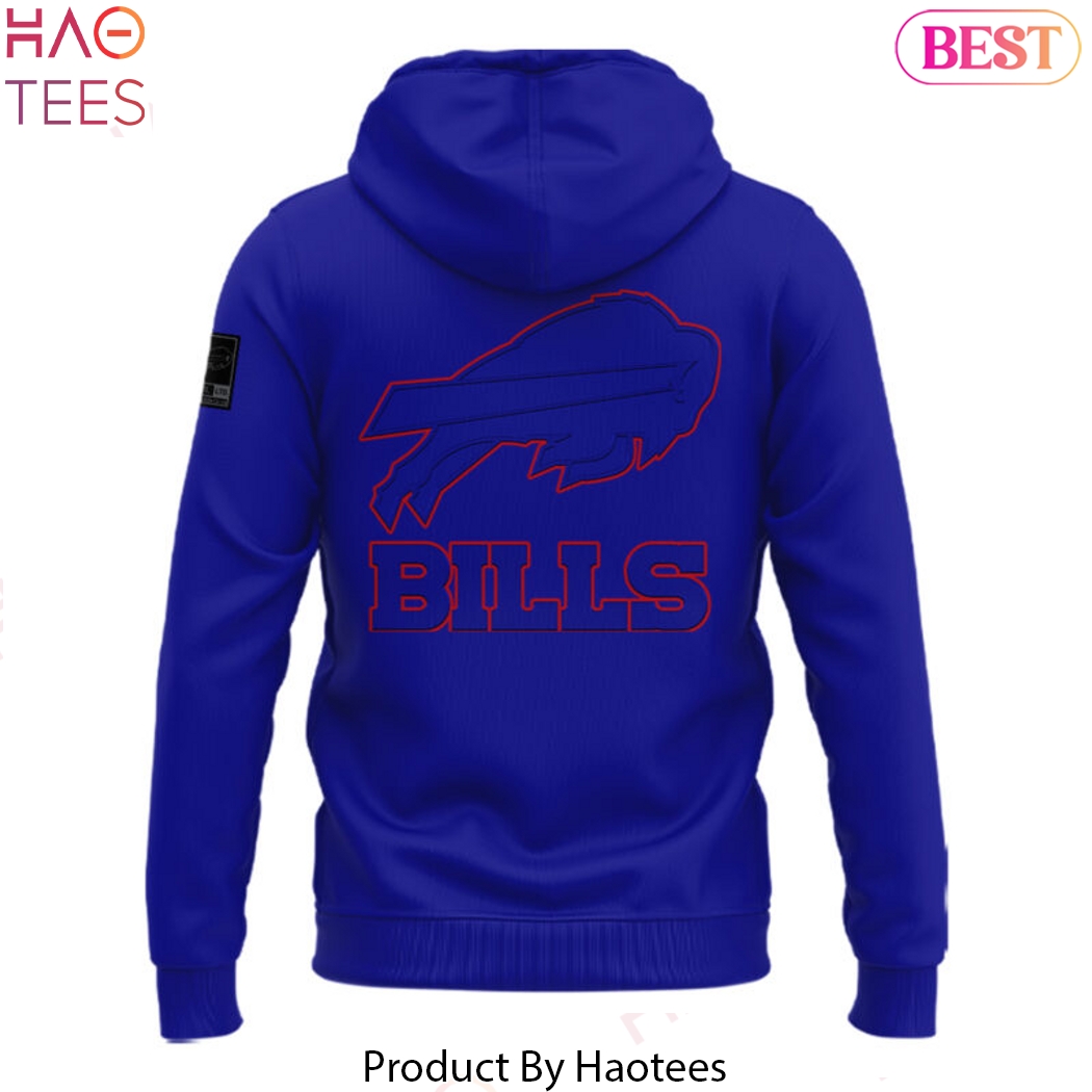 UNRL x Buffalo Bills Crossover Special Design Hoodie - Blue UNRL x Buffalo Bills Crossover Special Design Hoodie - Blue