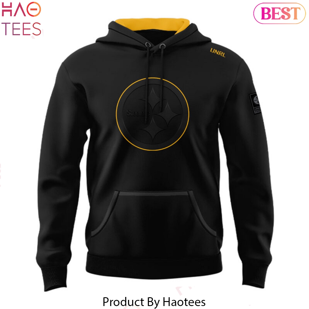 UNRL x Pittsburgh Steelers Crossover Special Design Hoodie - Blue UNRL x Pittsburgh Steelers Crossover Special Design Hoodie - Blue