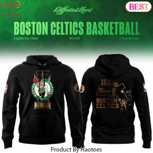 18X Champions Boston Celtics Final Hoodie – Black