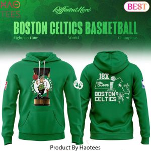 18X Champions Boston Celtics Final Hoodie – Green