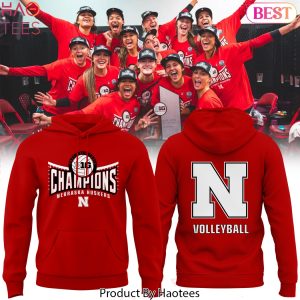 2024 Big Ten Nebraska Huskers Women Volleyball Regular Season Champions Hoodie – MO81