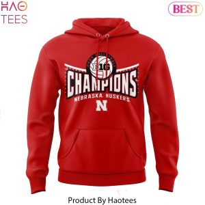 2024 Big Ten Nebraska Huskers Women Volleyball Regular Season Champions Hoodie – MO81
