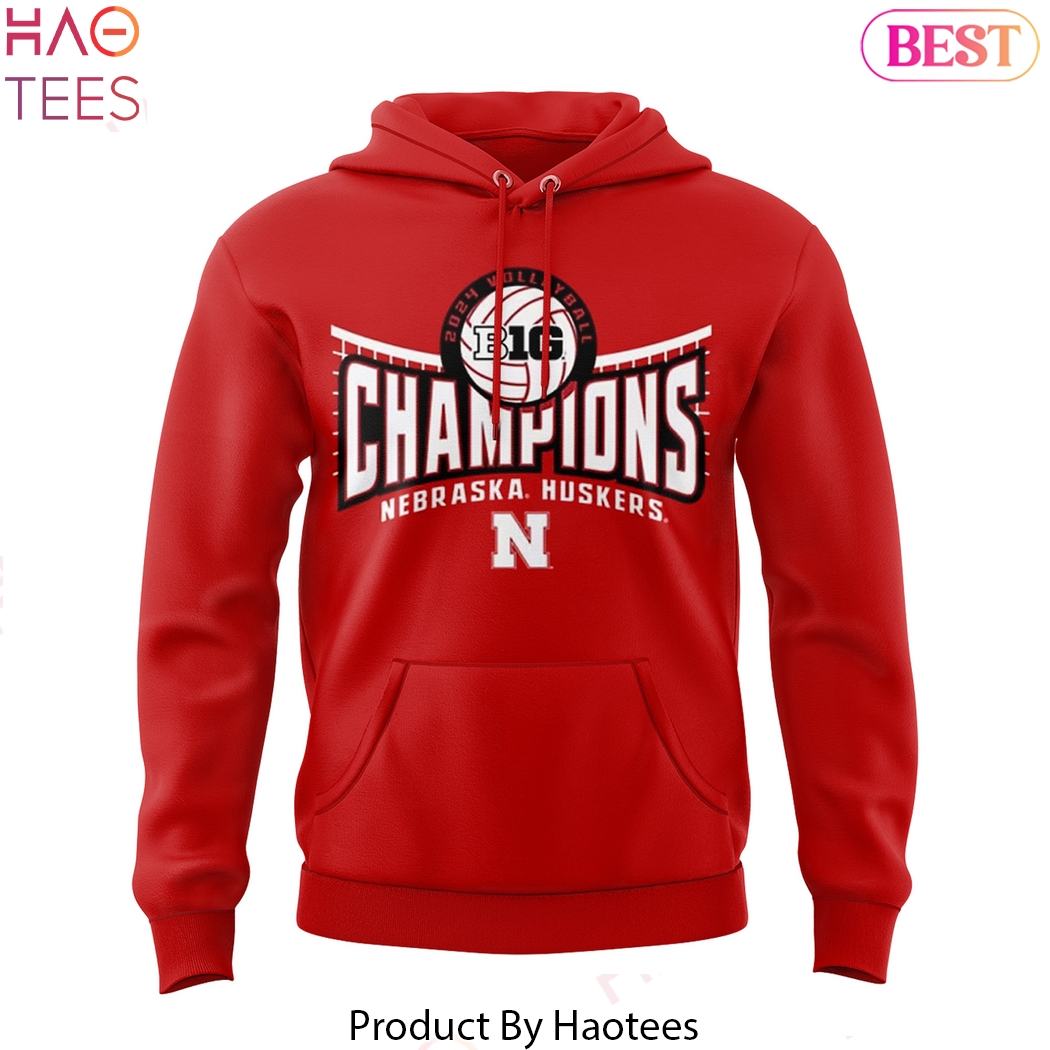 2024 Big Ten Nebraska Huskers Women Volleyball Regular Season Champions Hoodie - MO81 2024 Big Ten Nebraska Huskers Women Volleyball Regular Season Champions Hoodie - MO81