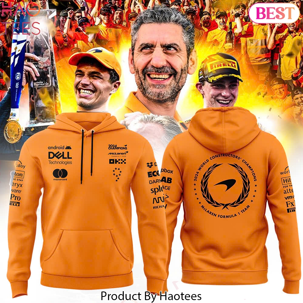 2024 Champions McLaren Formula 1 Team Hoodie 2024 Champions McLaren Formula 1 Team Hoodie