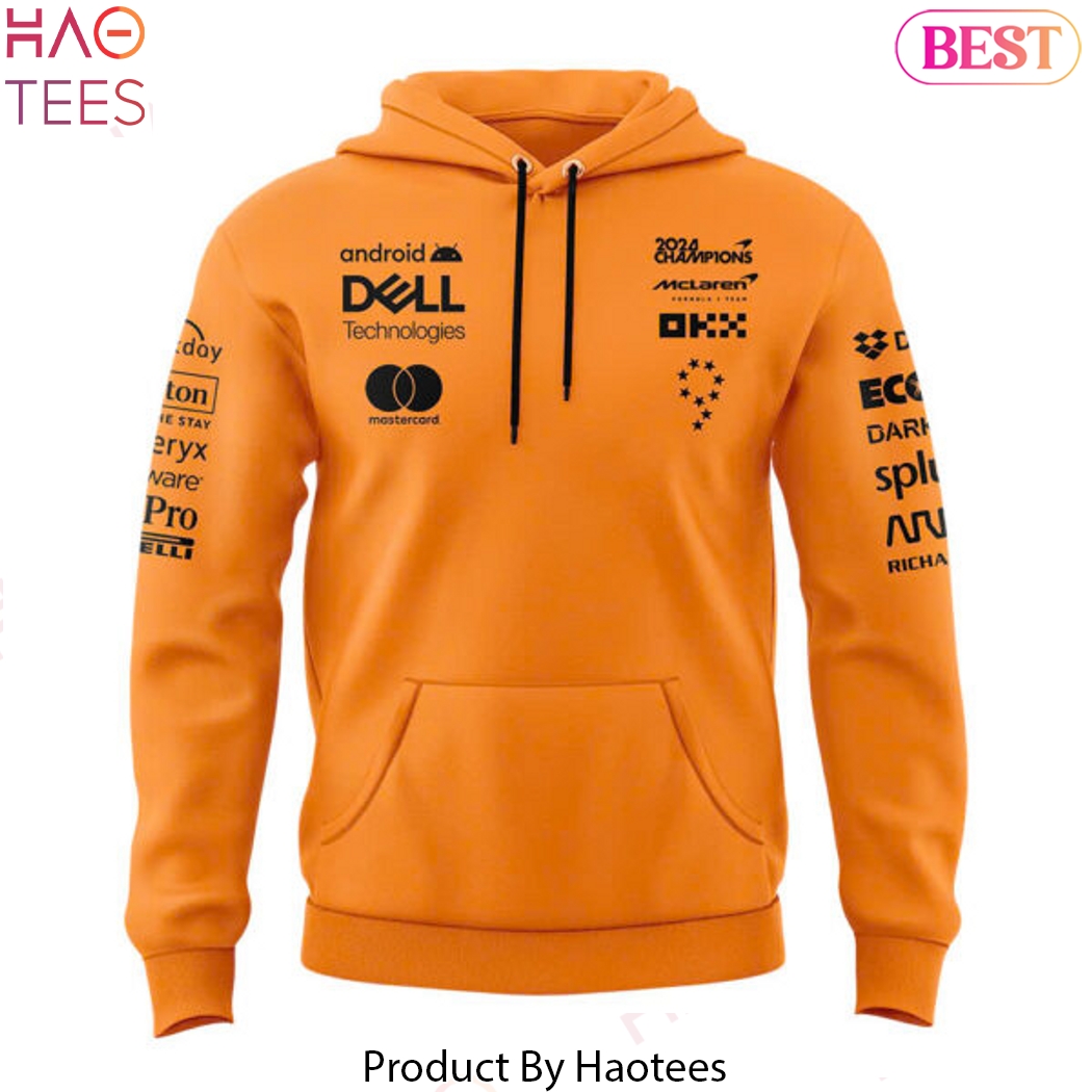 2024 Champions McLaren Formula 1 Team Hoodie 2024 Champions McLaren Formula 1 Team Hoodie