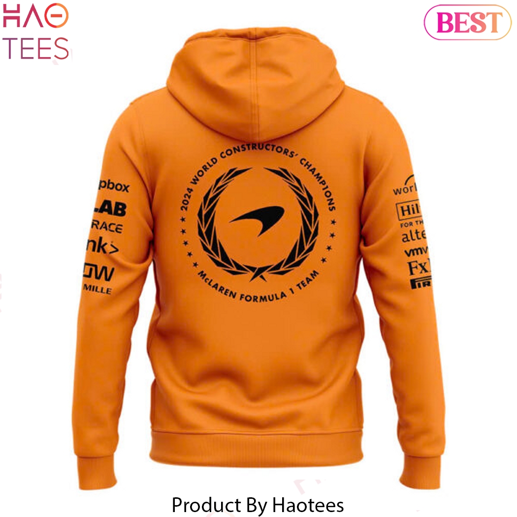 2024 Champions McLaren Formula 1 Team Hoodie 2024 Champions McLaren Formula 1 Team Hoodie