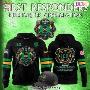 2024 Firefighter Appreciation Oregon Ducks Hoodie