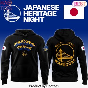 2024 Japanese Heritage Night Golden State Warriors Design Hoodie