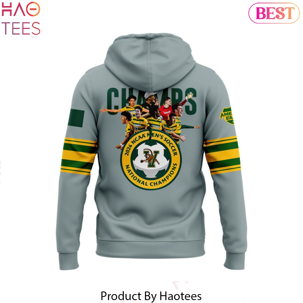 2024 NCAA Men Soccer Champions Vermont Catamounts Hoodie 2024 NCAA Men Soccer Champions Vermont Catamounts Hoodie