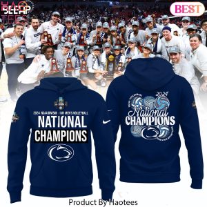 2024 Women Volleyball National Champions Penn State Nittany Lions Design Blue Hoodie