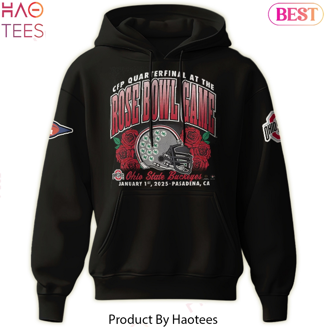 2025 Rose Bowl Game Ohio State Buckeyes Hoodie 2025 Rose Bowl Game Ohio State Buckeyes Hoodie