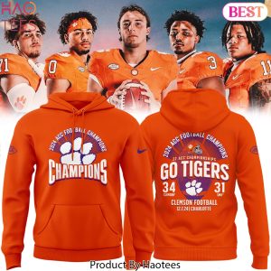 ACC Football Conference Champions Clemson Tigers Go Tigers Design Hoodie
