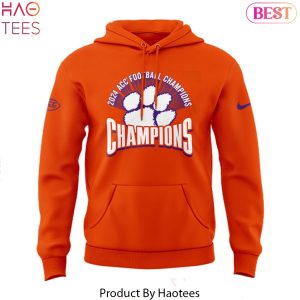 ACC Football Conference Champions Clemson Tigers Go Tigers Design Hoodie