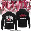 Arkansas Razorback Autozone Liberty Bowl Champions Design Hoodie – White