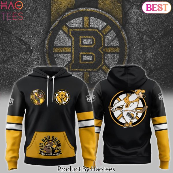 Big Bad Bruins Time To Brawl & Maul Boston Bruins Hoodie