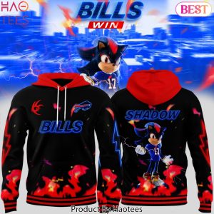 Buffalo Bills Sonic 3 Shadow The Hedgehog Hoodie