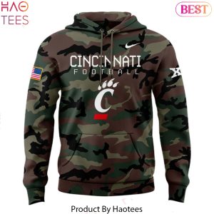 Cincinnati Bearcats Football – 2024 Military Appreciation Design Hoodie