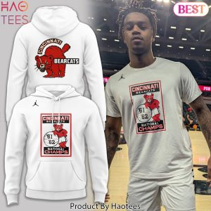 Cincinnati Bearcats National Champs Design Hoodie – White