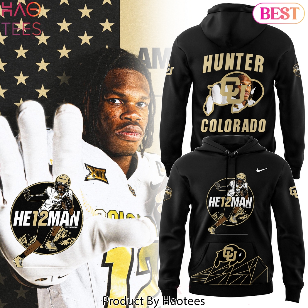 Colorado Buffaloes Travis Hunter He12man Design Hoodie Colorado Buffaloes Travis Hunter He12man Design Hoodie