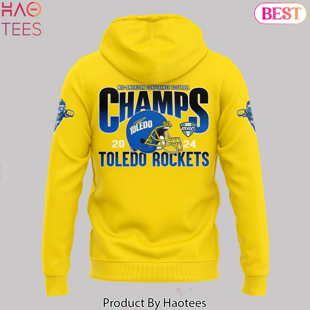 Gameabove Sports Bowl Champions Toledo Rockets Football Design Hoodie - Gold Gameabove Sports Bowl Champions Toledo Rockets Football Design Hoodie - Gold