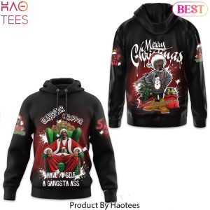 Gangster Wrapper Snoop Dogg Merry Christmas Hoodie
