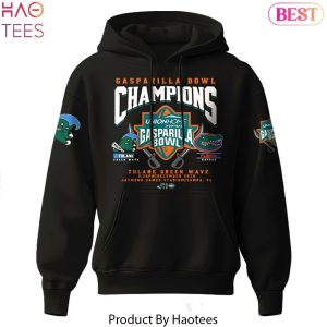 Gasparilla Bowl Champion 2024 Tulane Green Wave Design Hoodie
