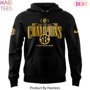 Georgia Bulldogs SEC Football Conference Champions Undefeated Design Hoodie