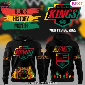 History Month Night Los Angeles Kings Black Hoodie