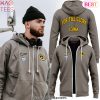 Iowa Hawkeyes Football Music City Bowl Design Zip Hoodie