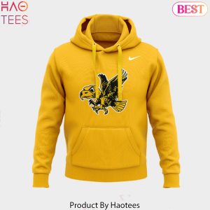 Iowa Hawkeyes Men Basketball Design Gold Hoodie