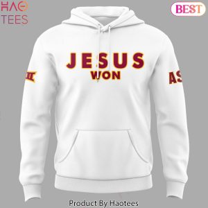 Jesus Won Arizona State Sun Devils Hoodie – White