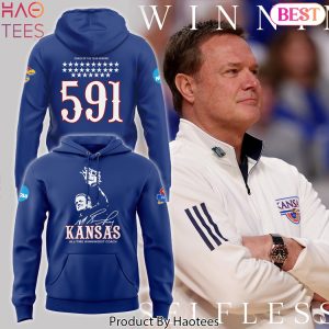 Kansas Jayhawks Basketball The Winningest Coach Signature Design Hoodie