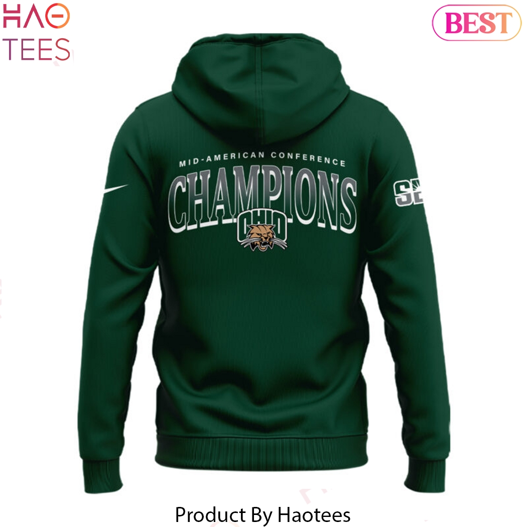 Mac Champions Ohio Bobcats Football Design Hoodie Mac Champions Ohio Bobcats Football Design Hoodie