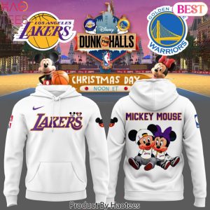 Mickey Mouse Los Angeles Lakers Basketball Design Hoodie