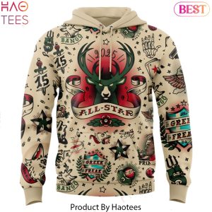 Milwaukee Bucks 2025 All-Star The Greek Freak Design Hoodie