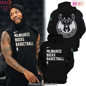 Milwaukee Bucks Basketball Logo Black Hoodie