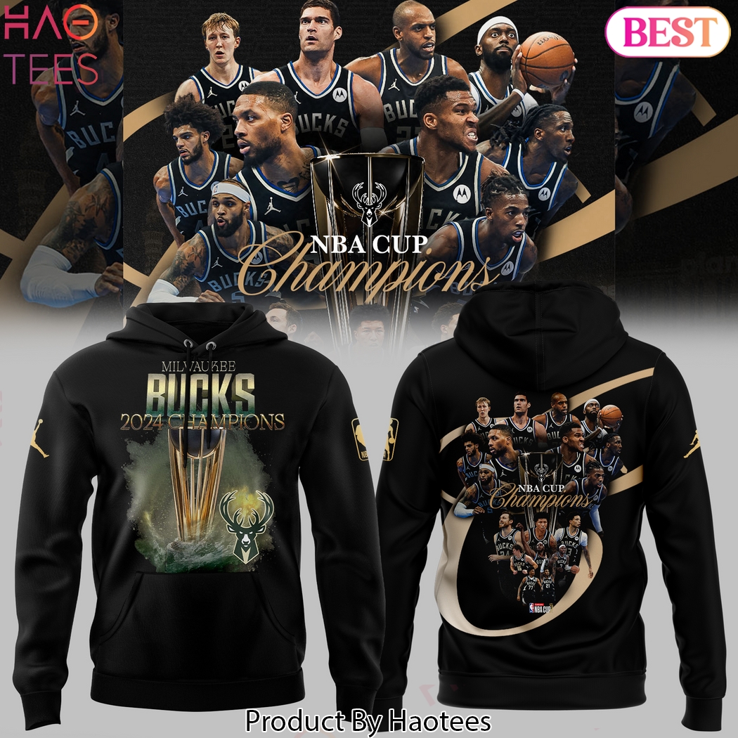 Milwaukee Bucks Champions NBA Cup 2024 Design Hoodie Milwaukee Bucks Champions NBA Cup 2024 Design Hoodie