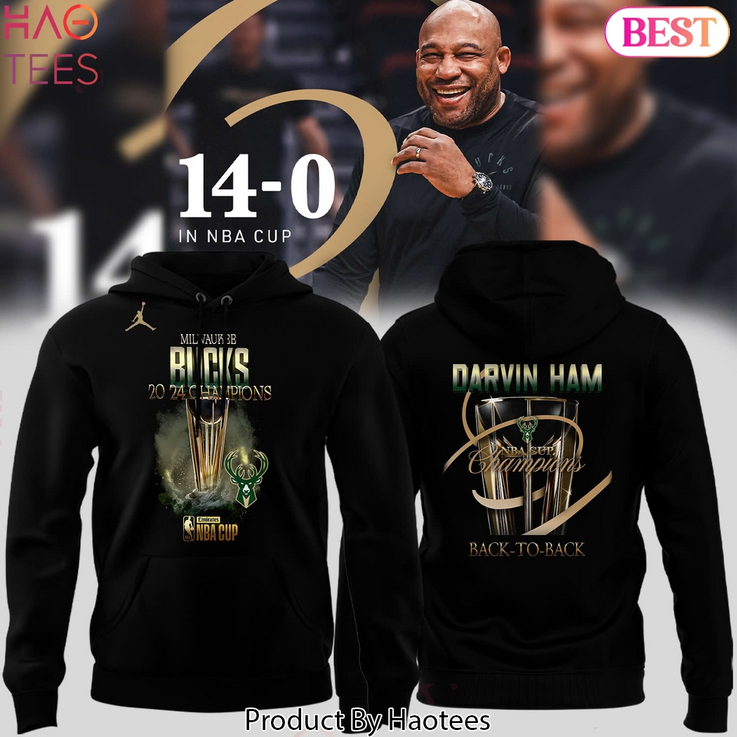 Milwaukee Bucks Darwin Ham Champions NBA Hoodie Milwaukee Bucks Darwin Ham Champions NBA Hoodie