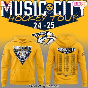 Music City Hockey Tour Nashville Predators Design Hoodie