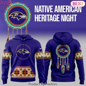 Native American Heritage Baltimore Ravens Design Hoodie