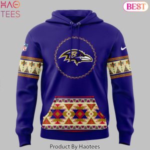 Native American Heritage Baltimore Ravens Design Hoodie