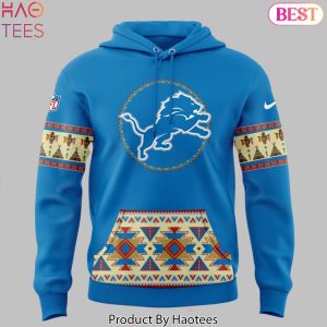 Native American Heritage Detroit Lions Design Hoodie