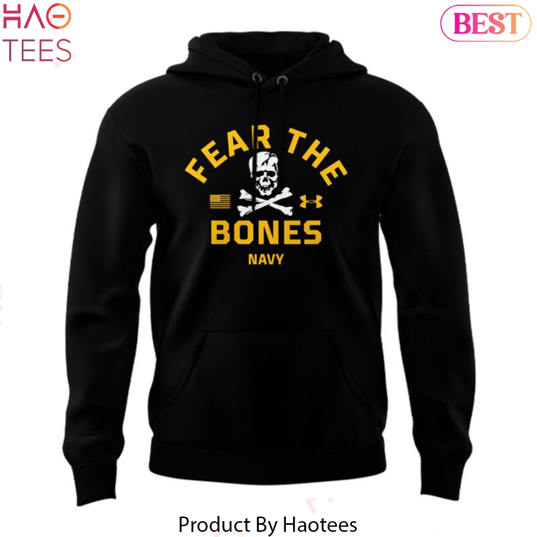 Navy Midshipmen Sluggers 103 Fear The Bones Hoodie Navy Midshipmen Sluggers 103 Fear The Bones Hoodie