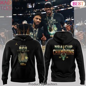 NBA Cup Champions Milwaukee Bucks 2024 Design Hoodie