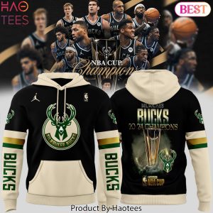 NBA Emirates CUP Champions Milwaukee Bucks Design Hoodie